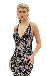 30 of 43 Primavera Couture 3073 Black Multi