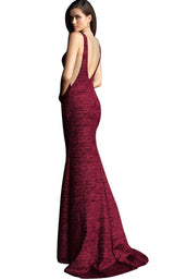 16 of 56 Jovani 45811BG Burgundy