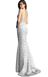 21 of 56 Jovani 45811BG White