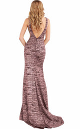 22 of 56 Jovani 45811BG Black Multi