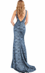 26 of 56 Jovani 45811BG Black Multi