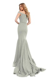 11 of 34 Jovani 55187BG Ivory