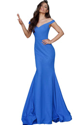 33 of 34 Jovani 55187BG Royal