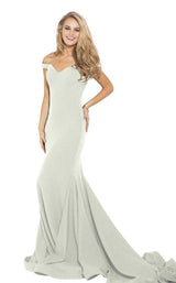 7 of 34 Jovani 55187BG Ivory