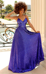 2 of 9 Clarisse 810407 Iridescent Cobalt