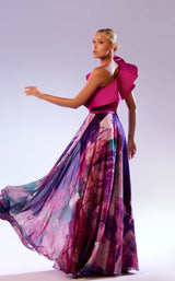 2 of 3 Abdo Aoude Tempera18 Fuchsia Print