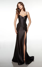 7 of 14 Alyce 61983 Black/Rosewater