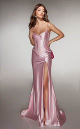 2 of 14 Alyce 61983 Rosewater-Fuchsia