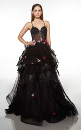 1 of 2 Alyce 62108 Black Multi