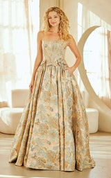 5 of 28 Amelia Couture 8068 Champagne