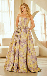 28 of 28 Amelia Couture 8068 Yellow