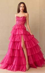 1 of 5 Amelia Couture 9053 Hot Pink