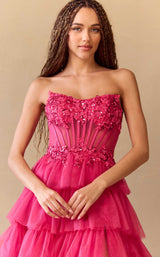2 of 5 Amelia Couture 9053 Hot Pink