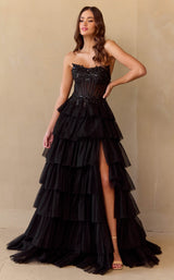 4 of 5 Amelia Couture 9053 Black