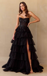 5 of 5 Amelia Couture 9053 Black