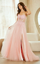 6 of 42 Amelia Couture 9078 Blush