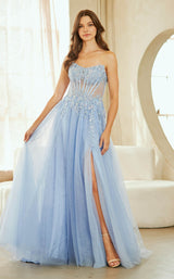 7 of 42 Amelia Couture 9078 Periwinkle