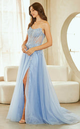 13 of 42 Amelia Couture 9078 Periwinkle