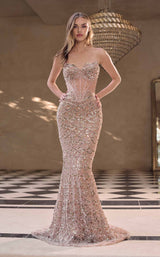 2 of 5 Andrea and Leo A1481 Nude/Gold