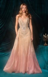 1 of 5 Andrea and Leo A1508 Champagne/Blush
