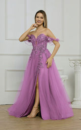 1 of 8 Cecilia Couture 8001 Dusty Lavender