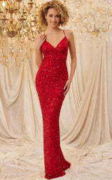 1 of 2 Chandelier 30088 Red