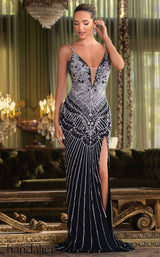 1 of 2 Chandelier 330251 Black/Silver