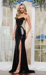 1 of 2 Colors Dress 3536 Black