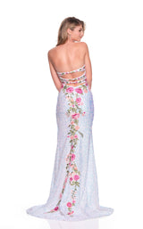 2 of 2 Dave and Johnny 12763 Ivory/Fuchsia
