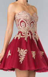 17 of 26 Elizabeth K GS2371 Burgundy