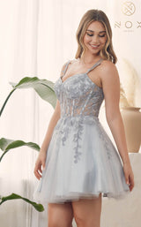 26 of 52 Nox Anabel H784 Dress Silver