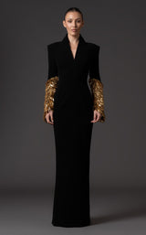 1 of 5 Jean Louis Sabaji 6001714 Black/Gold