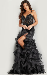 1 of 4 Jovani 38358 Black