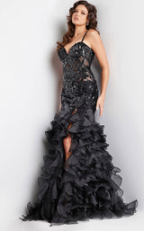 2 of 4 Jovani 38358 Black