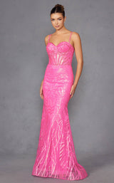 2 of 25 Juliet JT2886C Fuchsia