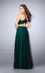4 of 4 La Femme 24365 Black/Evergreen