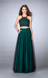 2 of 4 La Femme 24365 Black/Evergreen