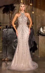 2 of 4 Ladivine CC8281 Silver/Nude