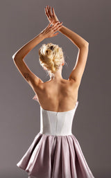 4 of 5 MNM Couture G1517 White/Purple