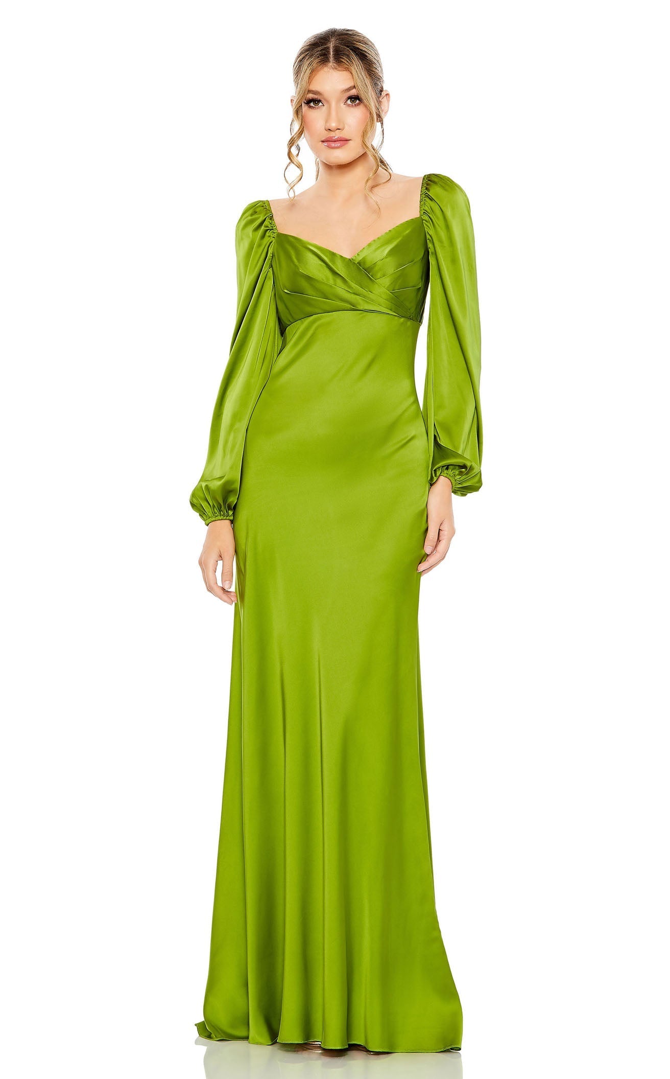 dress apple green Mac Duggal 495191 Dress