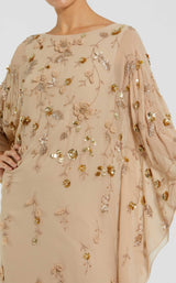 2 of 3 Mac Duggal 9242 Nude/Gold