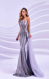 1 of 5 Modessa Couture M20311 Grey