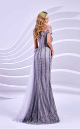 4 of 5 Modessa Couture M20311 Grey