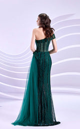 5 of 5 Modessa Couture M20311 Hunter-Green