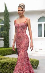 21 of 28 Portia and Scarlett PS25251 Red/Nude