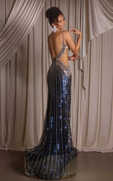 10 of 18 Portia and Scarlett PS26405C Navy/Gold