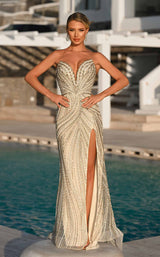 5 of 31 Portia and Scarlett PS26407C Ivory/Gold