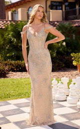 1 of 3 Primavera Couture 12202 Nude/Silver