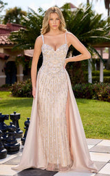 1 of 6 Primavera Couture 12206 Nude/Silver
