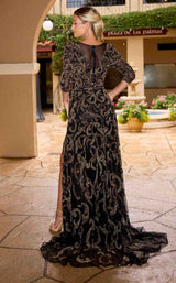 3 of 6 Primavera Couture 12214 Black/Gold